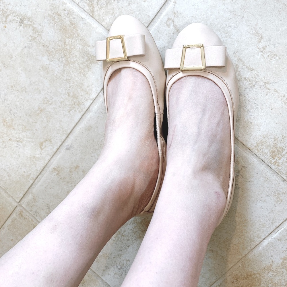 Cole haan shose, size 7,5 , cream color